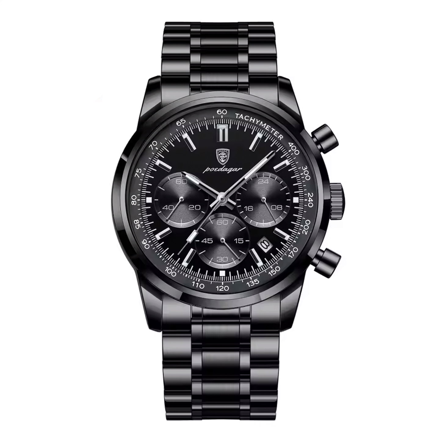 Apex 40mm Watch - Japanese Quartz, Stainless Steel, Water-Resistant