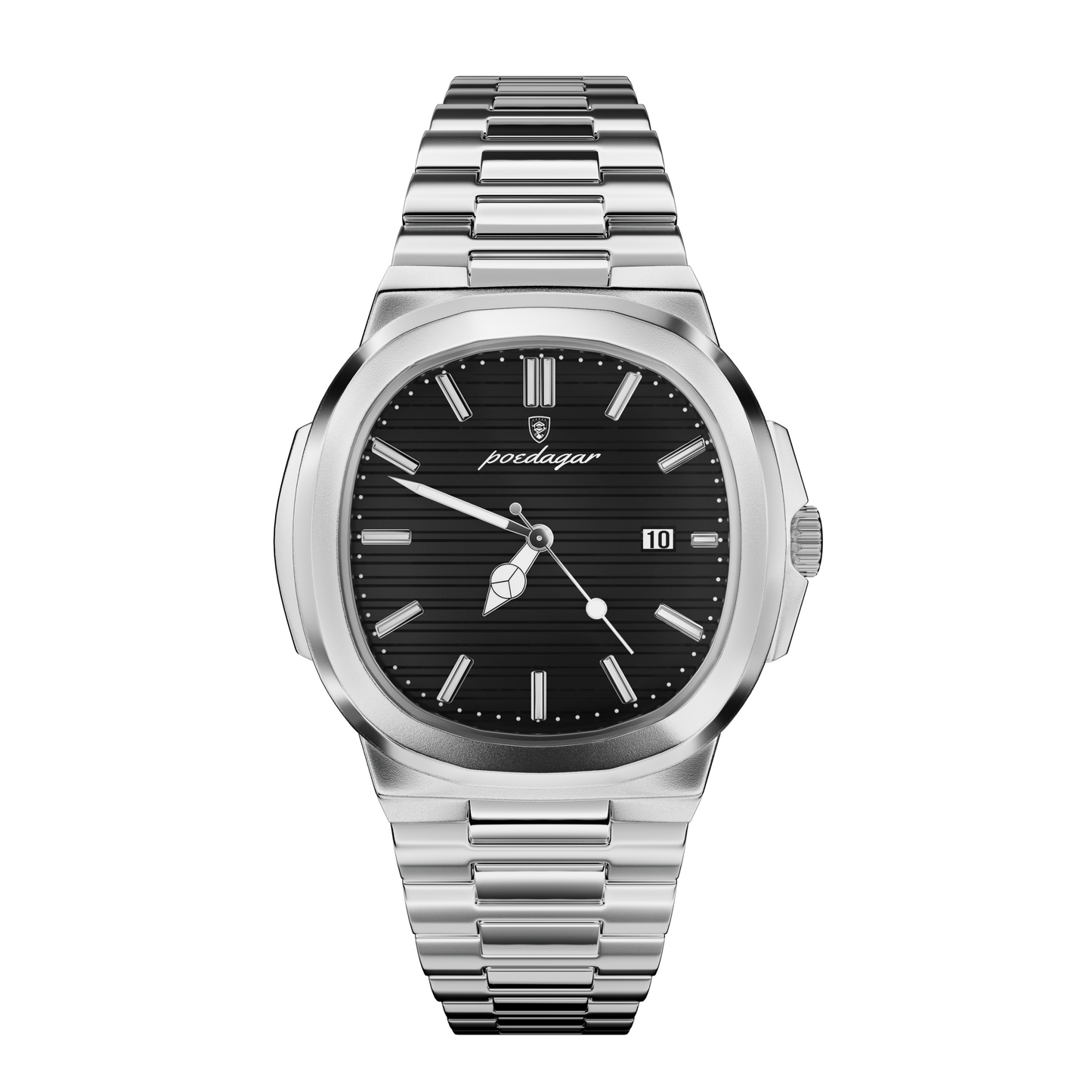 Nautiluz 41mm Watch - Premium Stainless Steel, Sapphire Crystal, Water-Resistant