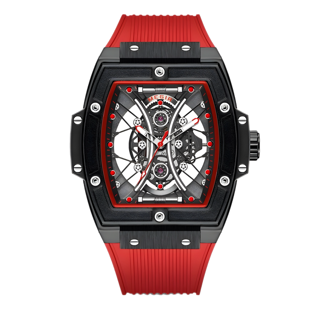 Megir 45mm Watch - Quartz Multifunction, Sapphire Crystal, Water-Resistant