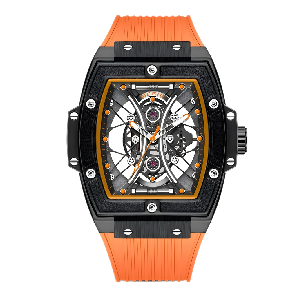 Megir 45mm Watch - Quartz Multifunction, Sapphire Crystal, Water-Resistant