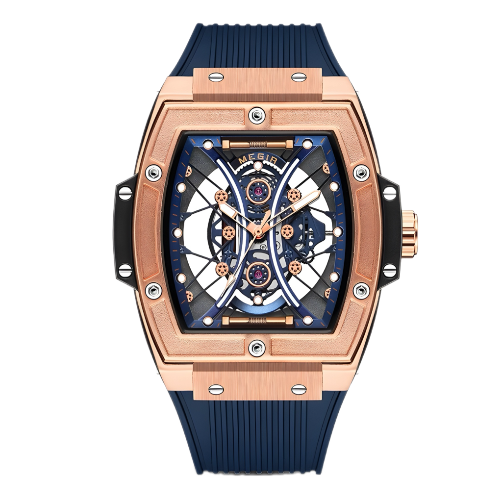 Megir 45mm Watch - Quartz Multifunction, Sapphire Crystal, Water-Resistant