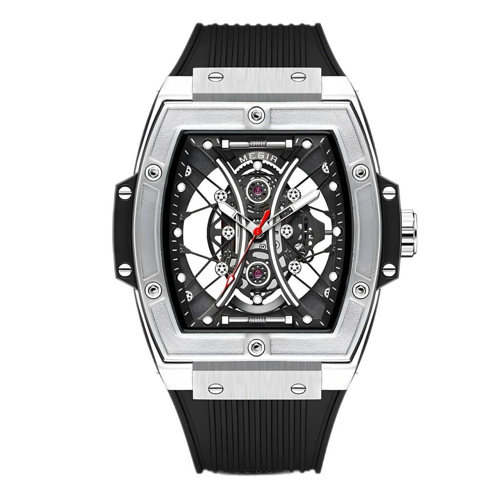 Megir 45mm Watch - Quartz Multifunction, Sapphire Crystal, Water-Resistant