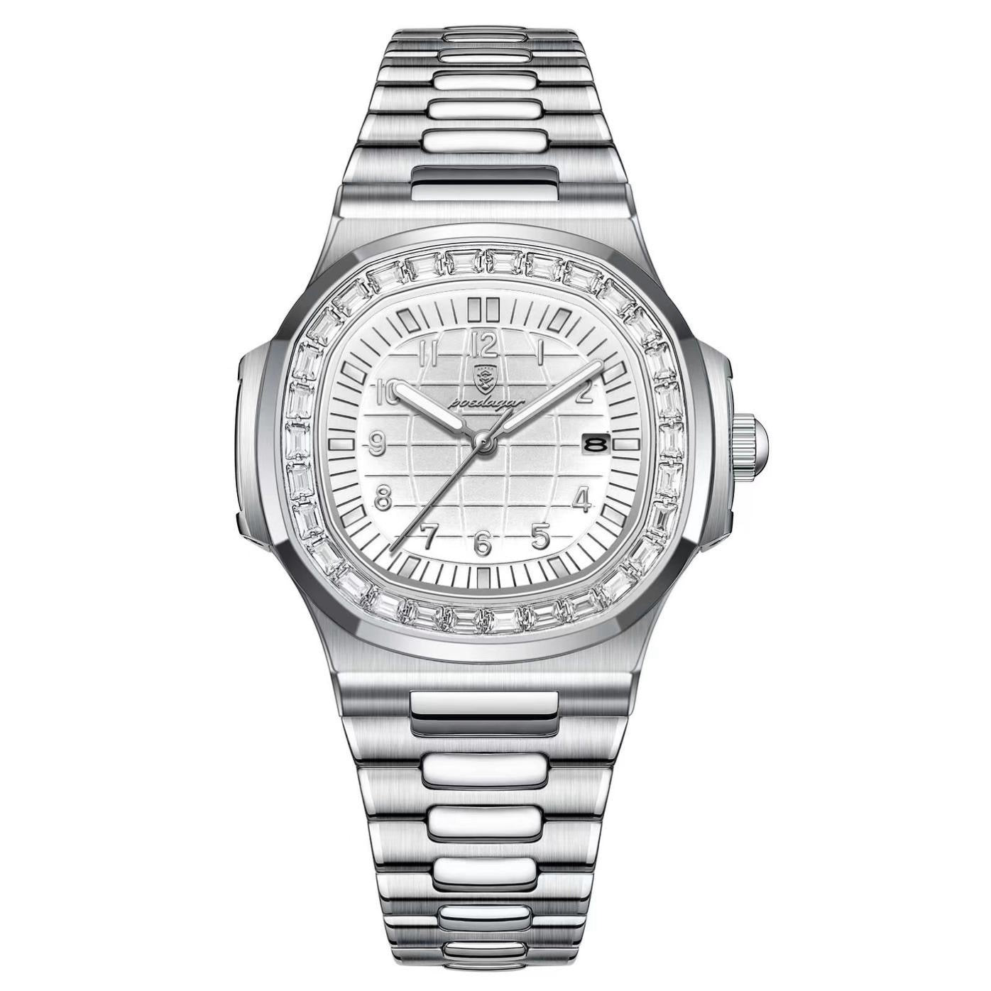 Titan 40mm Watch - Precision Quartz, Date, Luminous, Waterproof