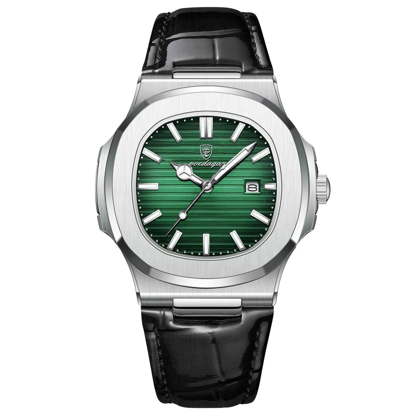 Regalia 41mm Watch - Precision Quartz, Date, Luminous, Waterproof