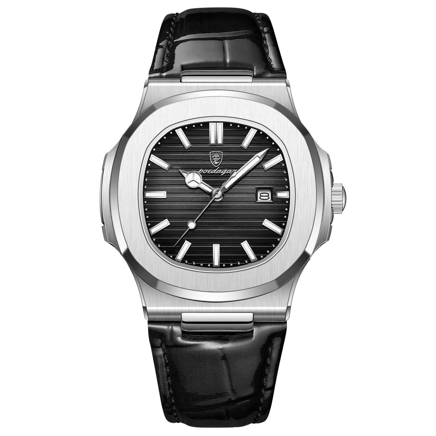 Regalia 41mm Watch - Precision Quartz, Date, Luminous, Waterproof