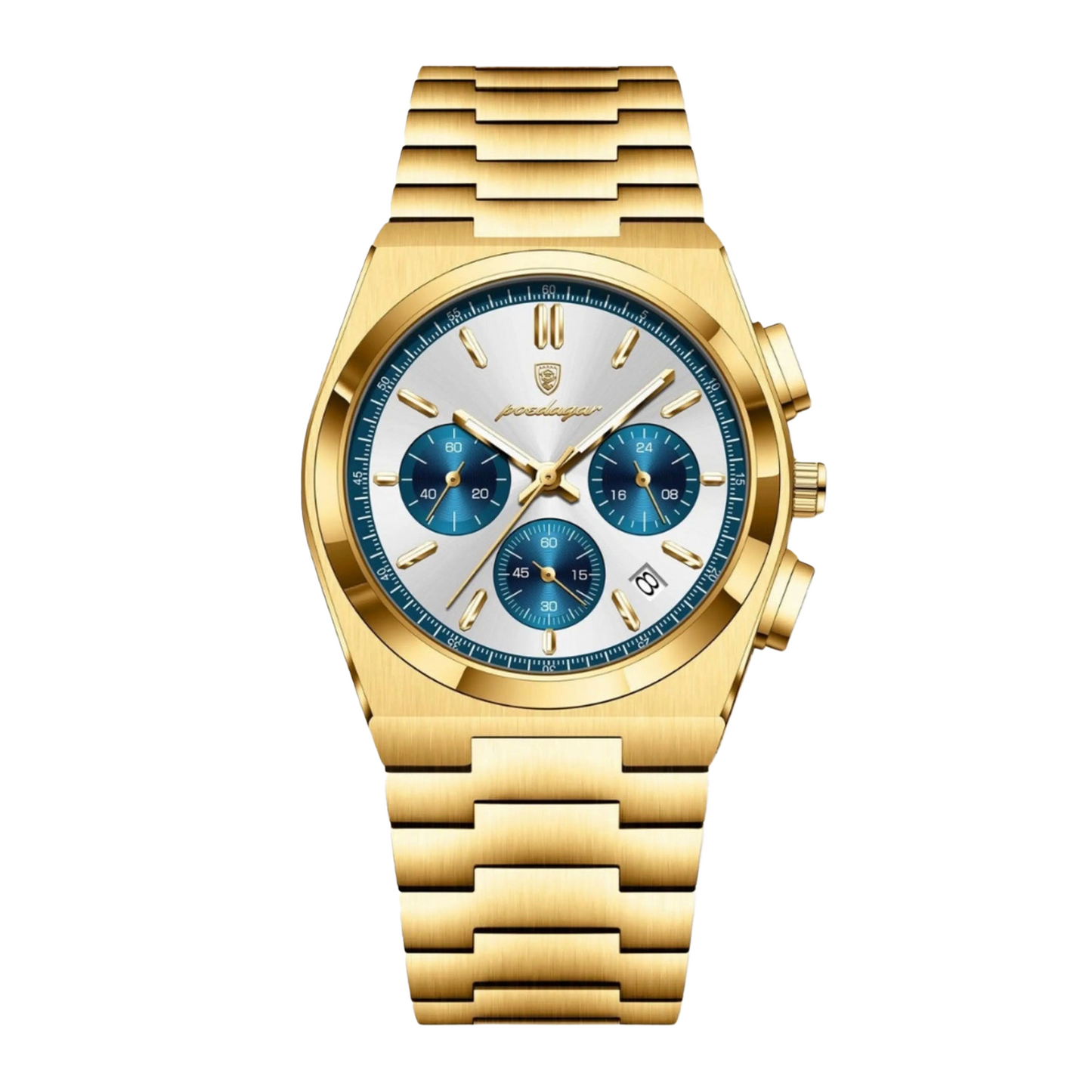 Prestige 40mm Watch - Japanese Quartz, Stainless Steel, Water-Resistant