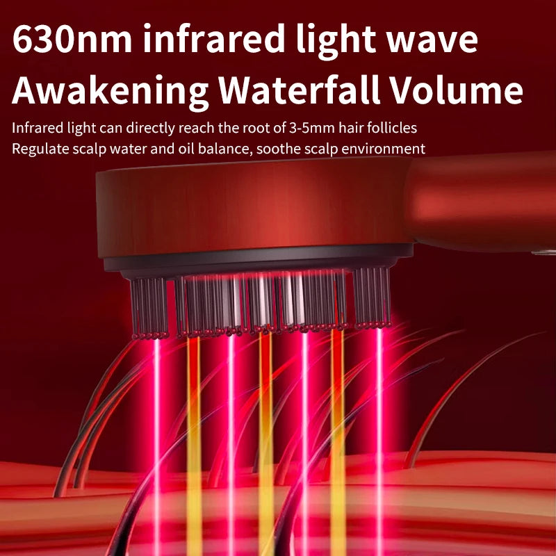 Red Light Hair Rejuvenation Scalp Massager