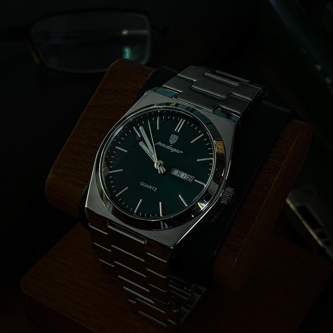 Oak 41mm Watch - Quartz Multifunction, Sapphire Crystal, Water-Resistant