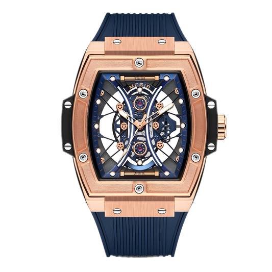 Megir 45mm Watch - Quartz Multifunction, Sapphire Crystal, Water-Resistant