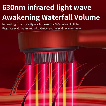 Red Light Hair Rejuvenation Scalp Massager